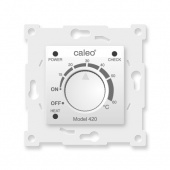 Терморегулятор CALEO 420 с адаптерами для рамки известных производителей ABB, Legrand, Gira, Jung, 